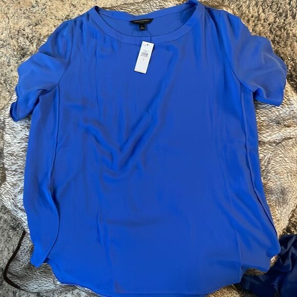 Banana Republic two blouses size L blue women’s - Picture 2 of 4